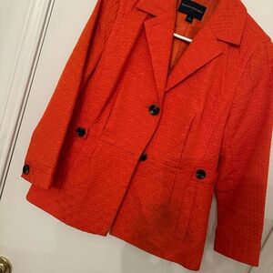 Banana Republic Vibrant Orange Blazer